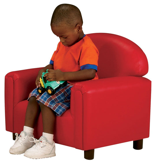 BN-FPVR200 Red Chair, Vinyl, Preschool 26"L X 18"W  X 24"H