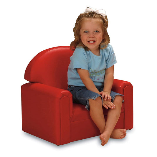 BN-FIVR200 Red Chair, Vinyl, Infant Toddler 22"L X 16"W  X 19"H