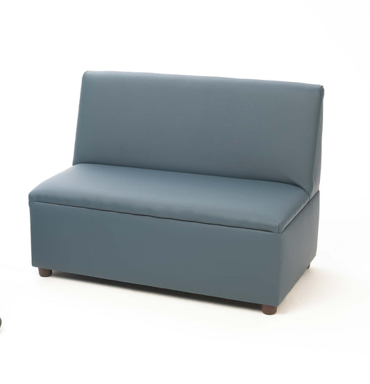 BN-FM2B110 New! Modern Casual Enviro-Child Upholstery Sofa 34"L x 20"W x 26"H  - BLUE