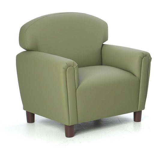 BN-FP2S200 New! Enviro-Child Upholstery Preschool Chair 26"L x 18"W x 24"H  - SAGE