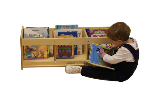KS-B1236BIR Kids' Station Open Front Toddler Book Display, Fully Assembled