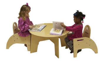 KS-T30R16BIR Kids' Station 30" Dia Table, 16" High
