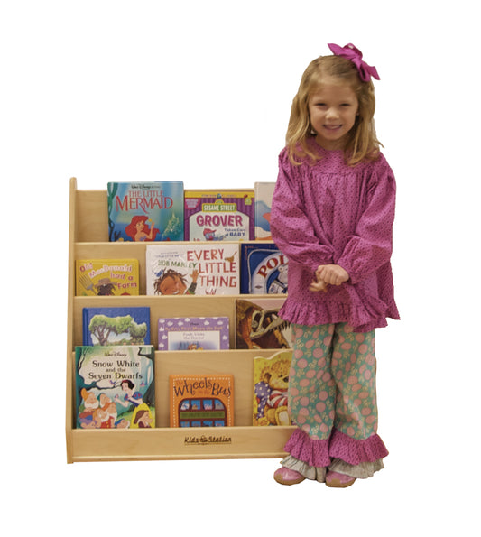 KS-B2730BIR Kids' Station PRESCHOOL BOOK DISPLAY, Fully Assembled